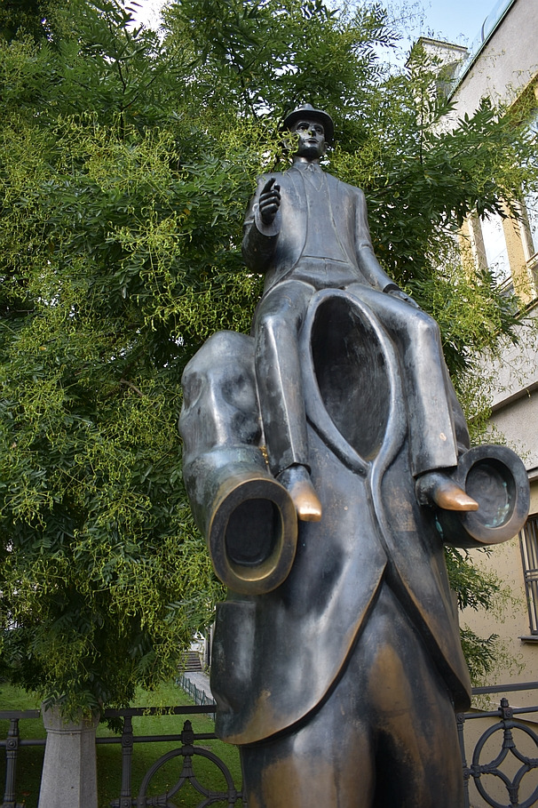 Franz Kafka Sculpture