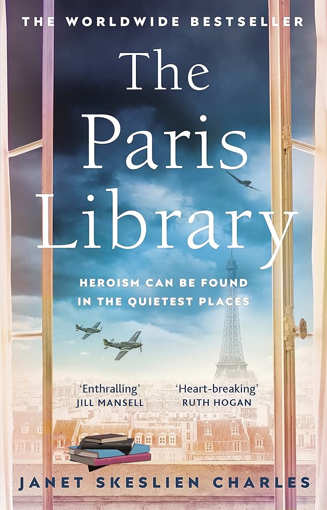 Cover of The Paris Library by Janet Skeslien Charles